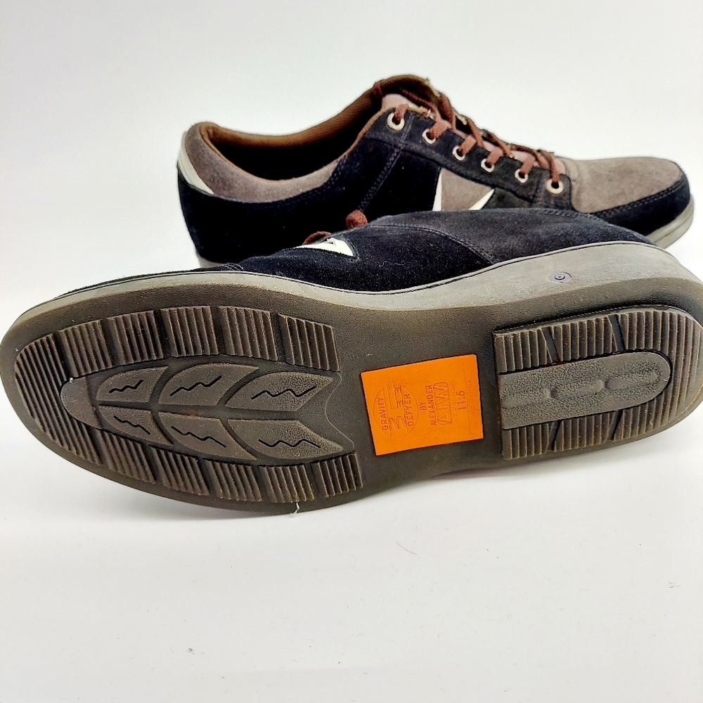 Gravity Defyer Black White Suede Sneakers 11.5 - Picture 12 of 14